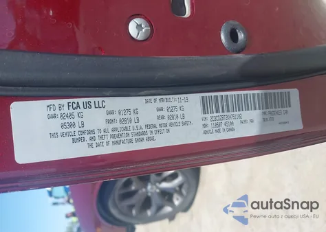 2019 Dodge Challenger R/T z USA, uszkodzony, nr VIN 2C3CDZBT2KH751102